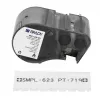 BRADY BMP51/BMP53/M511 självlaminerande vinylkabelmärkningsetikett, vit/transparent, 38,1 mm x 25,4 mm, 160 etiketter/rulle