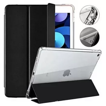 Mercury genomskinligt baksideskal för iPad Pro 12.9 (2018-2022) & iPad Air 13 (2024-2026) - svart ram