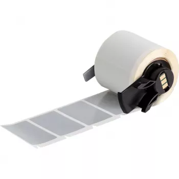 BRADY VOID-mönster originalitetssäkerhetsetiketter, polyester, röd, 38,1 x 19,05 mm, 1000 etiketter per rulle
