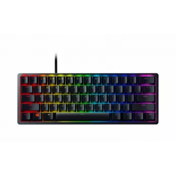 Razer Huntsman Mini 60 % trådbundet optomekaniskt gaming-tangentbord, nordisk layout, RGB, svart (RZ03-03391300-R3N1)