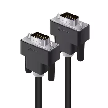 ALOGIC VGA-MM-02 2 m VGA-till-VGA-kabel med ljud, svart