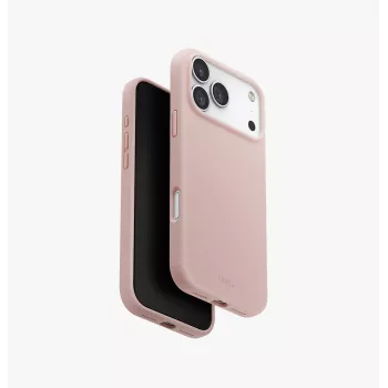 UNIQ Lino MagClick laddningsskal för iPhone 17 Pro Max – rosa