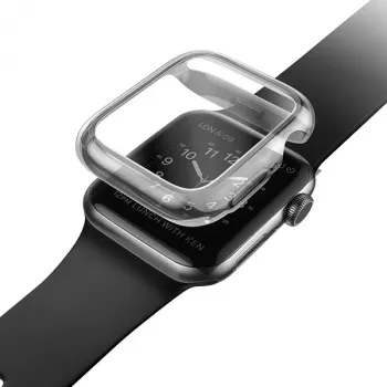 UNIQ Garde skyddshölje för Apple Watch 40 mm (Series 4/5/6/SE/SE2/SE3) – rökgrå