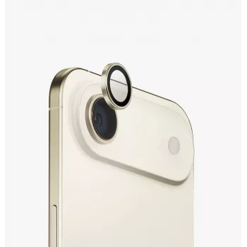 UNIQ Optix Aluminium kameraobjektivskydd med applikator för Apple iPhone Air, guld