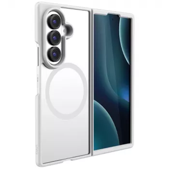 UNIQ Veren AF Magclick laddningsskal för Samsung Galaxy Z Flip8, Smoky Frost