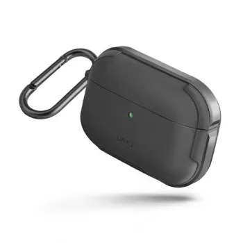 UNIQ Valencia Antibakteriellt skal för AirPods Pro – Gunmetal grå