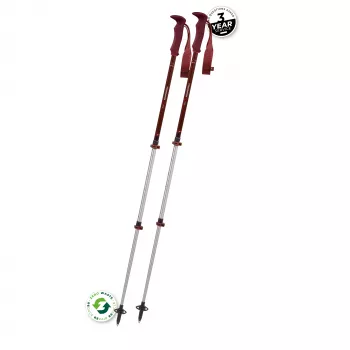 Komperdell Trailmaster Zero Compact vandringsstavar – Malbec