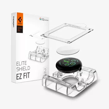 Spigen Elite Shield EZ Fit 2-pack hydrogelfilm skärmskydd för Google Pixel Watch 3/4/5 (45 mm) klar