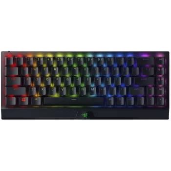 Razer BlackWidow V3 Mini HyperSpeed 65% trådlöst mekaniskt gamingtangentbord – Razer Yellow Switches, Chroma RGB, Bluetooth 5.0, USB-C, svart