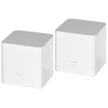 Tenda MX3 (2-pack) AX1500 Whole-Home-Mesh-WLAN-6-system, dualband, 2 gigabitportar per enhet, vit