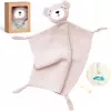 Momcozy bomullskrambjörn gosedjur för bebisar, rosa