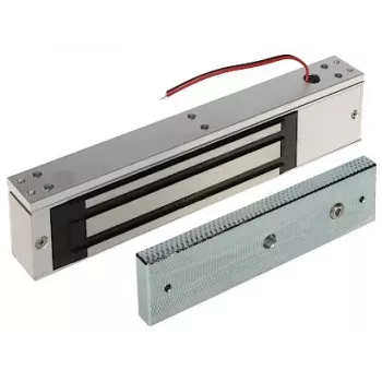 INNE ZE-320 elektromagnetiskt lås, 300 kg hållkraft, 12/24V DC, fail-safe, utanpåliggande montage