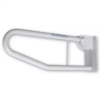MOBILEX PLU058 Vridbart badhandtag - Metall, vit, 600 mm utliggande, 150 kg belastning