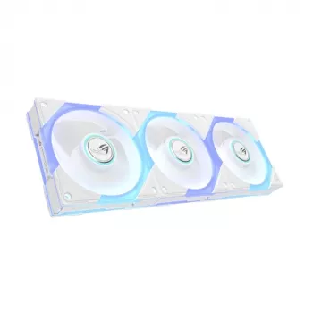 ASUS ROG Eurux GR120 ARGB vit 3-i-1 fläktset