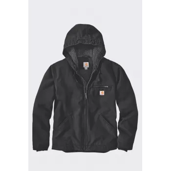 Carhartt herr Washed Duck Sherpa-fodrad jacka