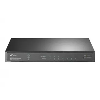TP-Link Omada SG2008P 10-portars Gigabit smart PoE+ switch, 4× PoE+ 62W, 2× SFP, Cloud SDN, fläktlös, V3.3