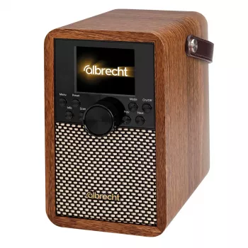 Albrecht DR 710 DAB+/UKV-radio med ASA och inbyggt batteri