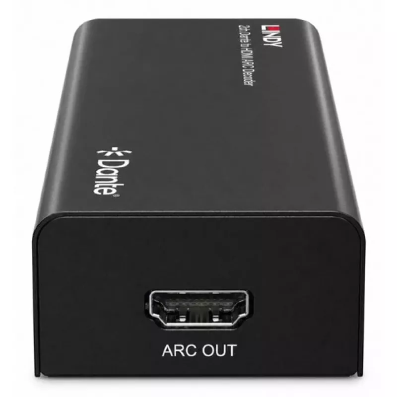 Lindy 2ch Dante till HDMI ARC-dekoder