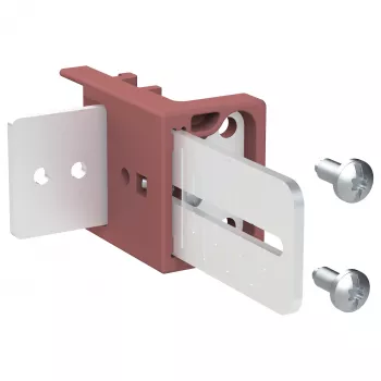 Striebel & John ZW39P2 universellt kort infälld monteringsfäste, 2-pack, förzinkat stål