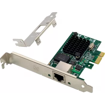 InLine® Gigabit PCIe-nätverkskort, RJ45, låg profil