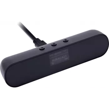 InLine® Bluetooth 5.4 ljudsändare med OLED-display, 3,5 mm tele och Toslink-ingång