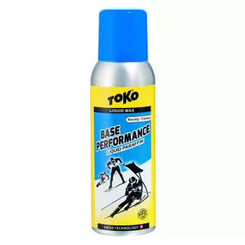 TOKO Base Performance flytande paraffin blått skidvalla 125 ml - kalla förhållanden