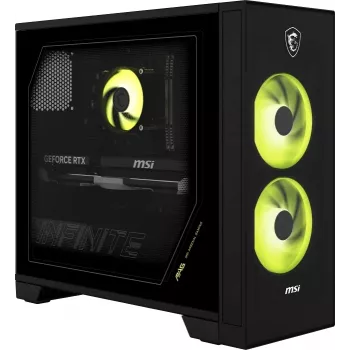 MSI MAG Infinite S AI 2NVL5-057AT gaming-stationär dator - Intel Core Ultra 5 225F, 16GB RAM, 1TB SSD, NVIDIA GeForce RTX 5060, Windows 11 Home