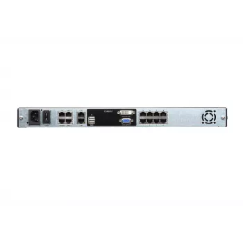 ATEN KL1108VN 8-port 19 inch LCD KVM over IP-switch, dual rail, US-tangentbord