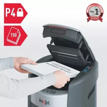 Rexel ShredMax AutoFeed+ 150X dokumentförstörare, P-4, 150 ark, 15 L behållare