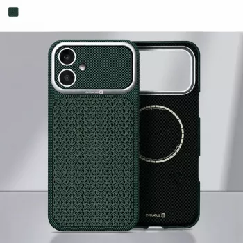 Evelatus Apple iPhone 17 Carbon Premium Edition MagSafe-skal grön