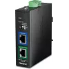 TRENDnet TI-SG704 10G PoE++ splitter industriell, 802.3bt typ 4, 12V/24V/48V DC-utgång, DIN-skena/väggmontering, IP30 metall