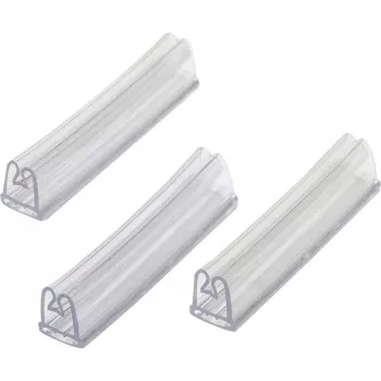 BRADY DuraSleeve märkhylsor för ledare, B-345 polyolefin, vit, 38,1 mm längd, för 16-12 AWG-ledningar, 250 per rulle