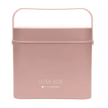 Rio CSBL-EU/1,1 kosmetikväska Large Lush Box – aluminium beauty-box med facklock och låsbara spännen, svart