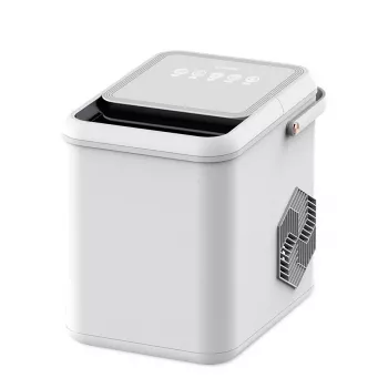 Maestro MR-821 isbitstillverkare 10-12 kg/24h, 2,2L tank, Bullet Ice, elektronisk styrning, genomskinligt lock