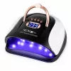 EXTRALINK Stay Beauty C4 UV LED nagellampa 256 W för hybridgele