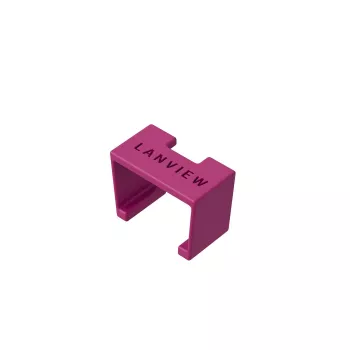LANVIEW SmartClicks kabelclips 20 st svart självhäftande kabelhantering