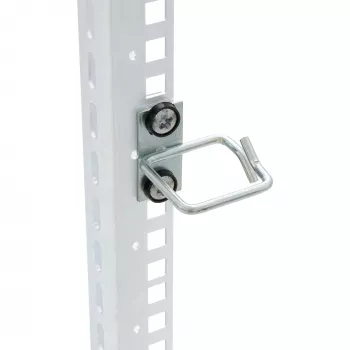 Triton RAX-D3-X44-X3 kabelhanteringshållare, stål, svart, 40x40mm