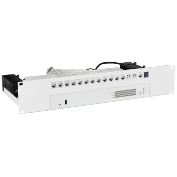 Rackmount IT 1U rackmonteringssats för Sophos XGS 87/107/116/126/136, svart
