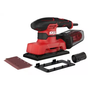 SKIL 7362AA Excenterslip 280W med 3 slippapper och dammbox
