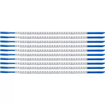 Brady SCN-07-0 Clipsleeve-kabelmarkör, märkning '0', gul, kabeldiameter 1,9-2,4 mm, 300-pack