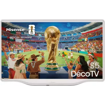 Hisense 43S5DQ 43 inch 4K UHD DLED smart-TV med VIDAA, Dolby Vision, HDR10, DTS Virtual:X, spelläge, röststyrning, Wi-Fi, Bluetooth