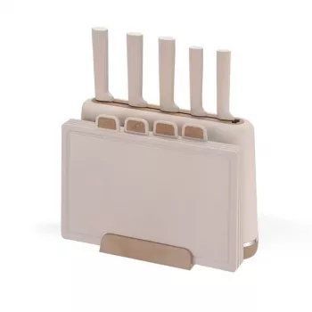 MEO MR-1412-BEIGE MAESTRO kniv- och skärbrädesset