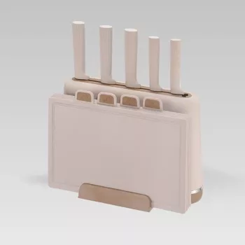 MEO MR-1412-BEIGE MAESTRO kniv- och skärbrädesset