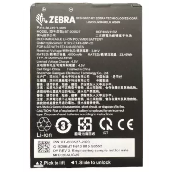 Zebra surfplattas batteri – PowerPrecision+ – litiumjon
