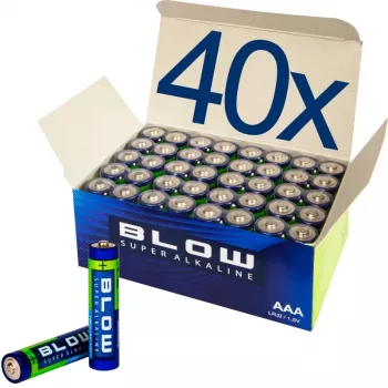 Batteri AAA LR3 Super Alkaline 40 stycken