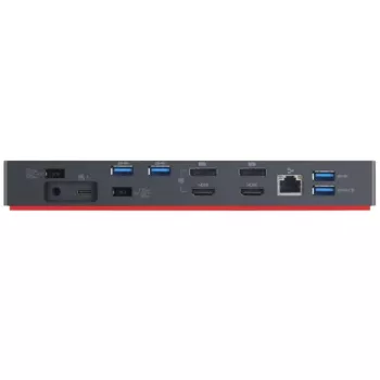 Thunderbolt 3 Dock Gen 2 renoverad (svart, HDMI, DisplayPort, USB, Thunderbolt 3)