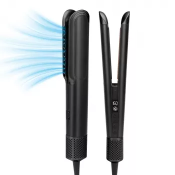 StayBeauty by Extralink M-17936F Wet-to-Dry varmluftsstyler med torkfunktion, 1200W, svart/rosa