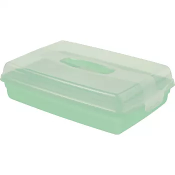Curver rektangulär tårtlåda 45 x 29,5 x 11,1 cm ljusblå