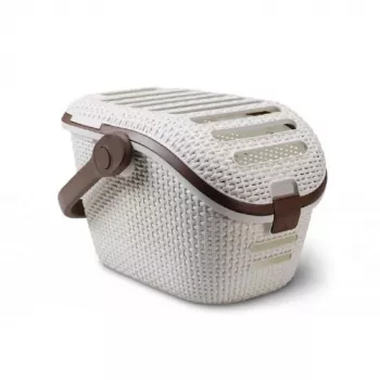 CURVER transportbur för husdjur 51x38x33 cm kräm