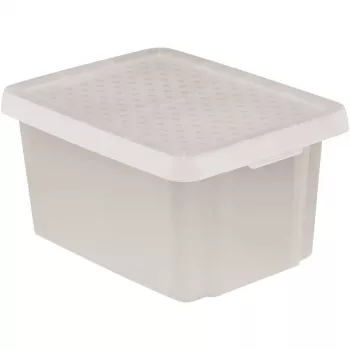 CURVER Essentials 16L transparent förvaringslåda med lock, 30x39x21 cm